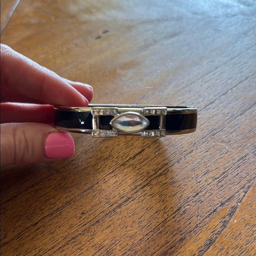 Elegant Navy Blue and Silver Women's Bracelet